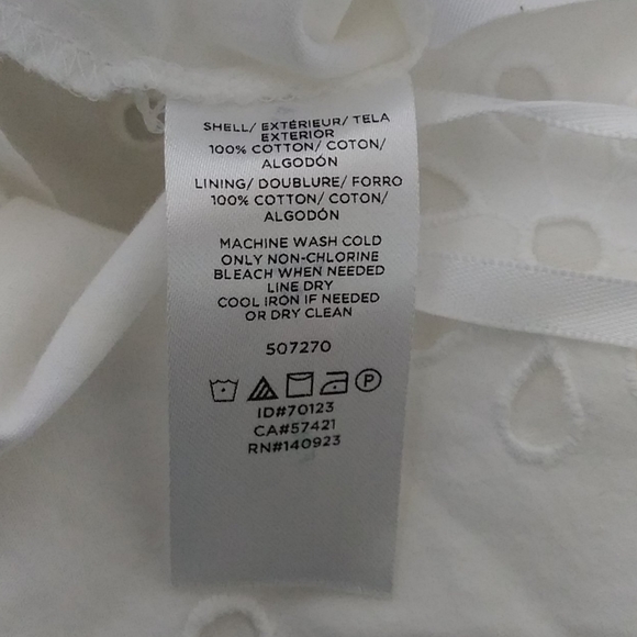 Loft Eyelet White Dress - Picture 5 of 8